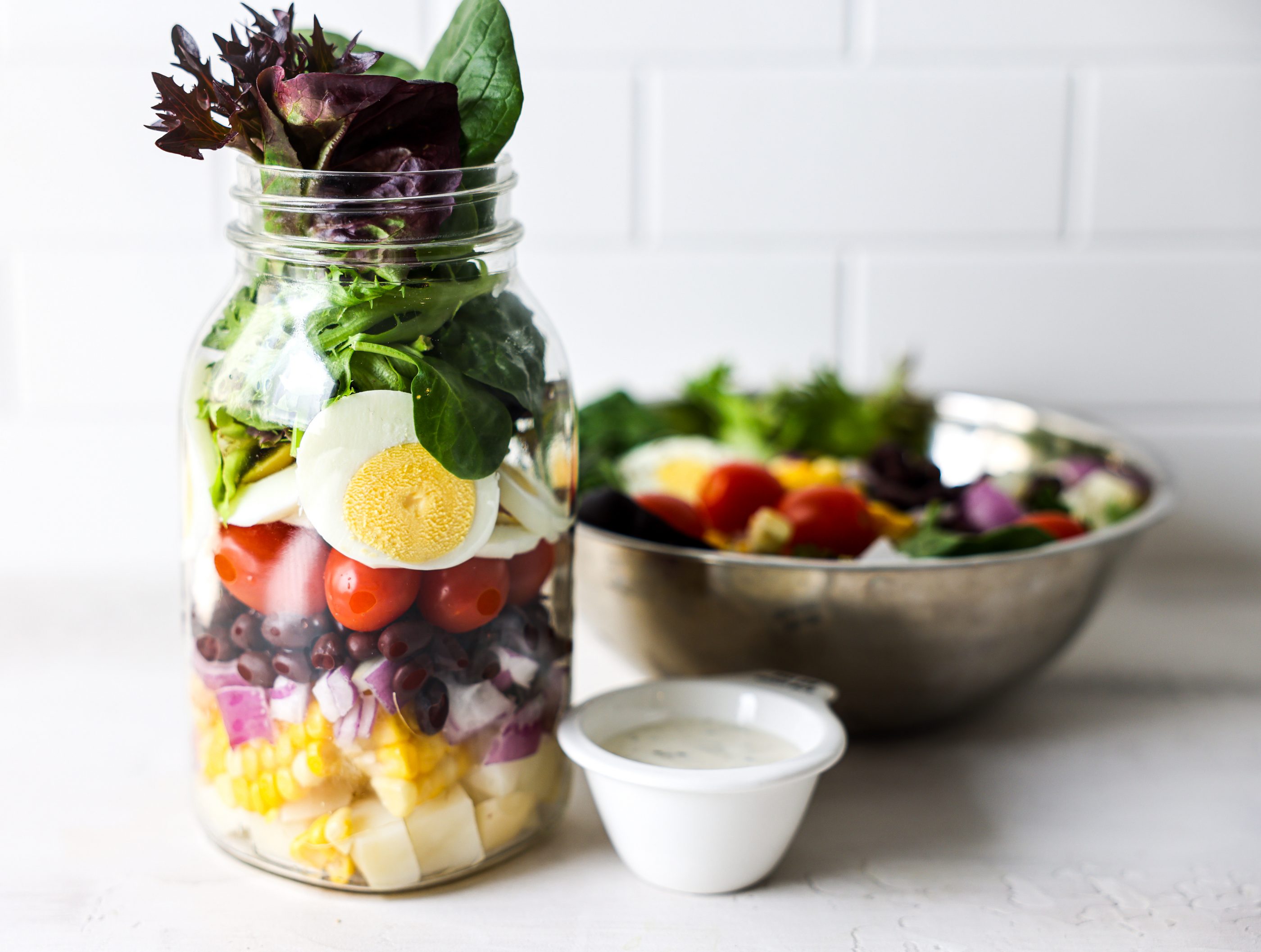 Farmhouse Salad Jar